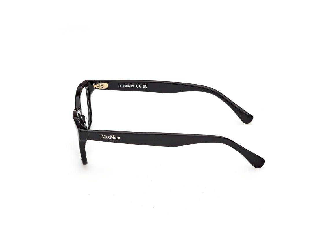 Prescription glasses maxmara mm5237 001 negro rectangular femenino size 52mm - Detailed view