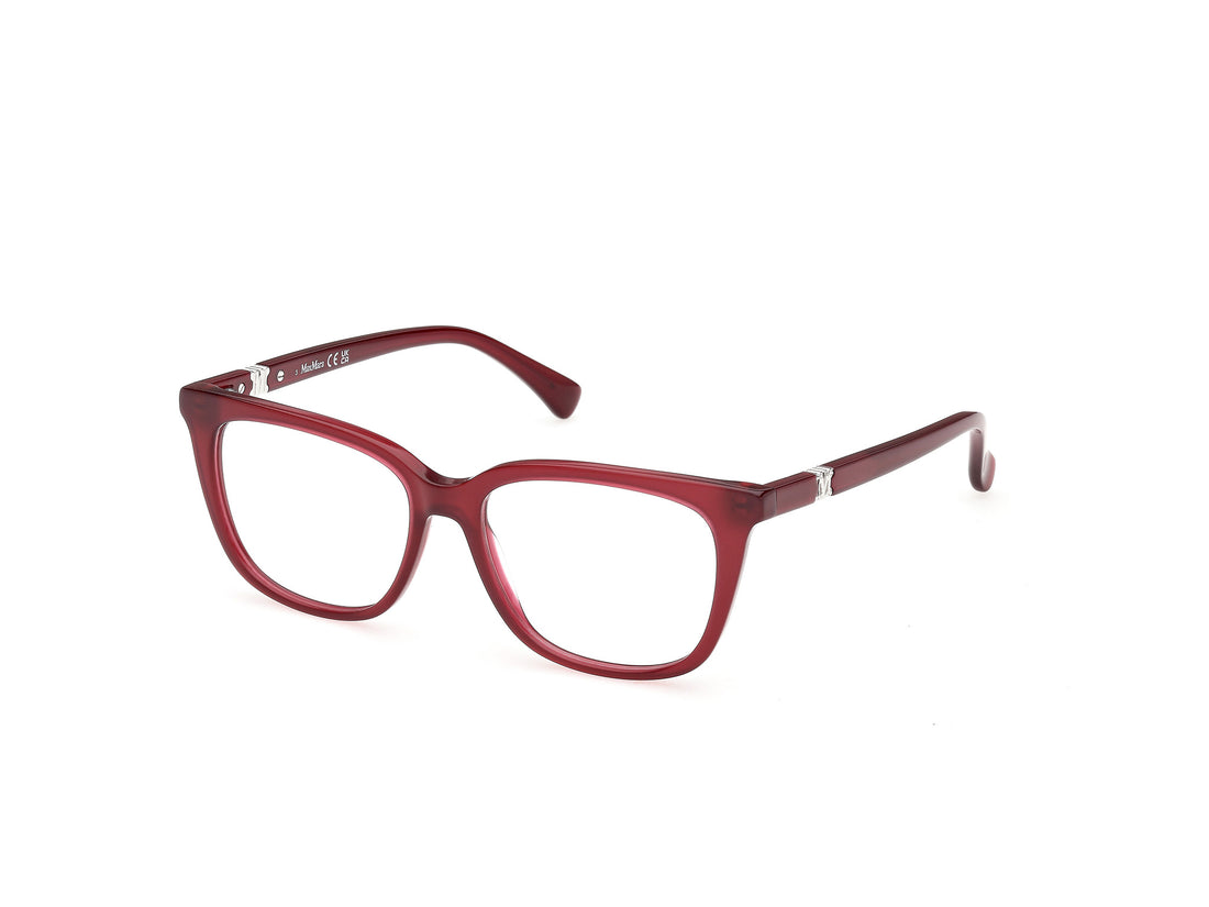 Prescription glasses maxmara mm5239 069 burdeos round femenino size 52mm - Main view