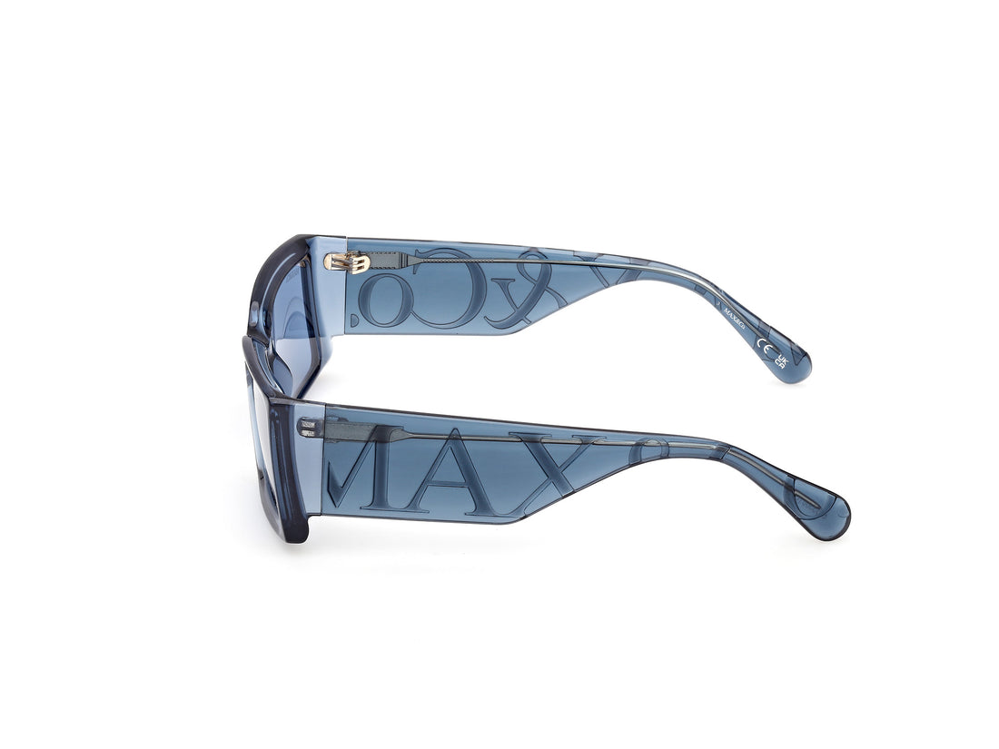 Solglasögon max &co mo0130 90v azul rectangular femenino storlek 54mm - Detaljvy