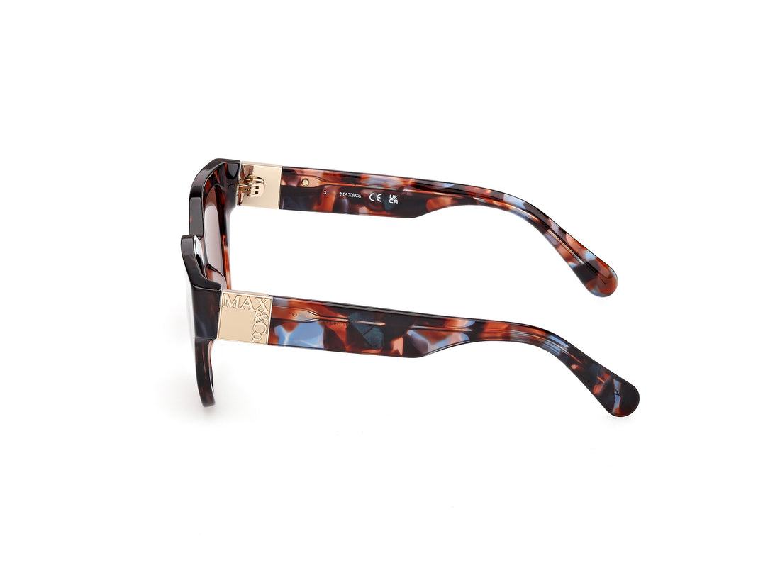 Lunettes de soleil max &co mo0138 54e havana rectangular femenino taille 52mm - Vue détaillée
