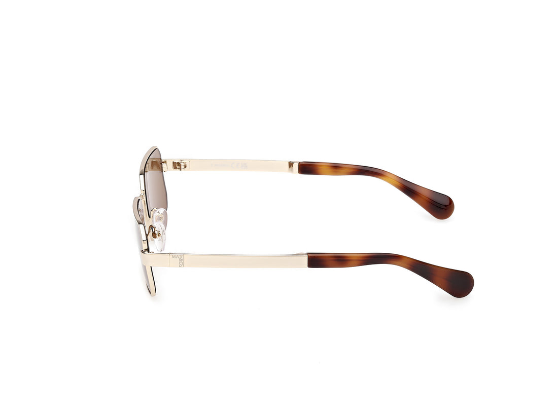 Lunettes de soleil max &co mo0140 32j dorado rectangular femenino taille 53mm - Vue détaillée