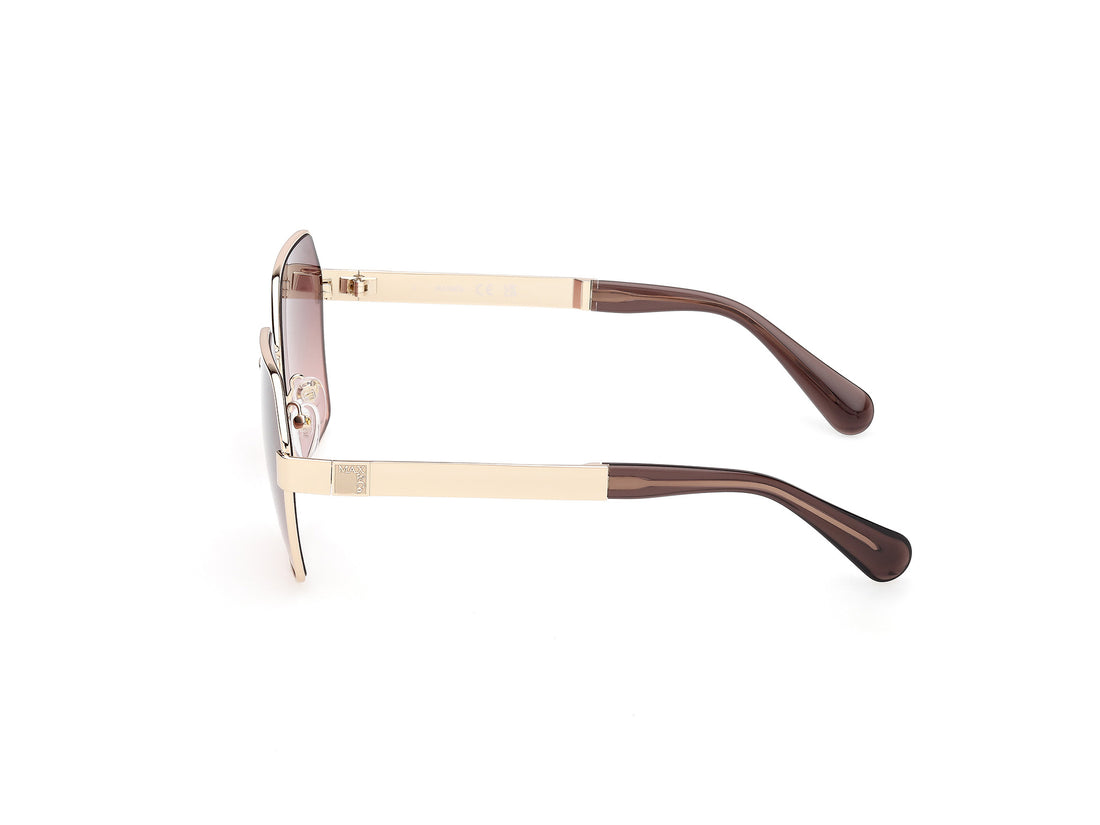 Lunettes de soleil max &co mo0141 32f dorado geometric femenino taille 59mm - Vue détaillée