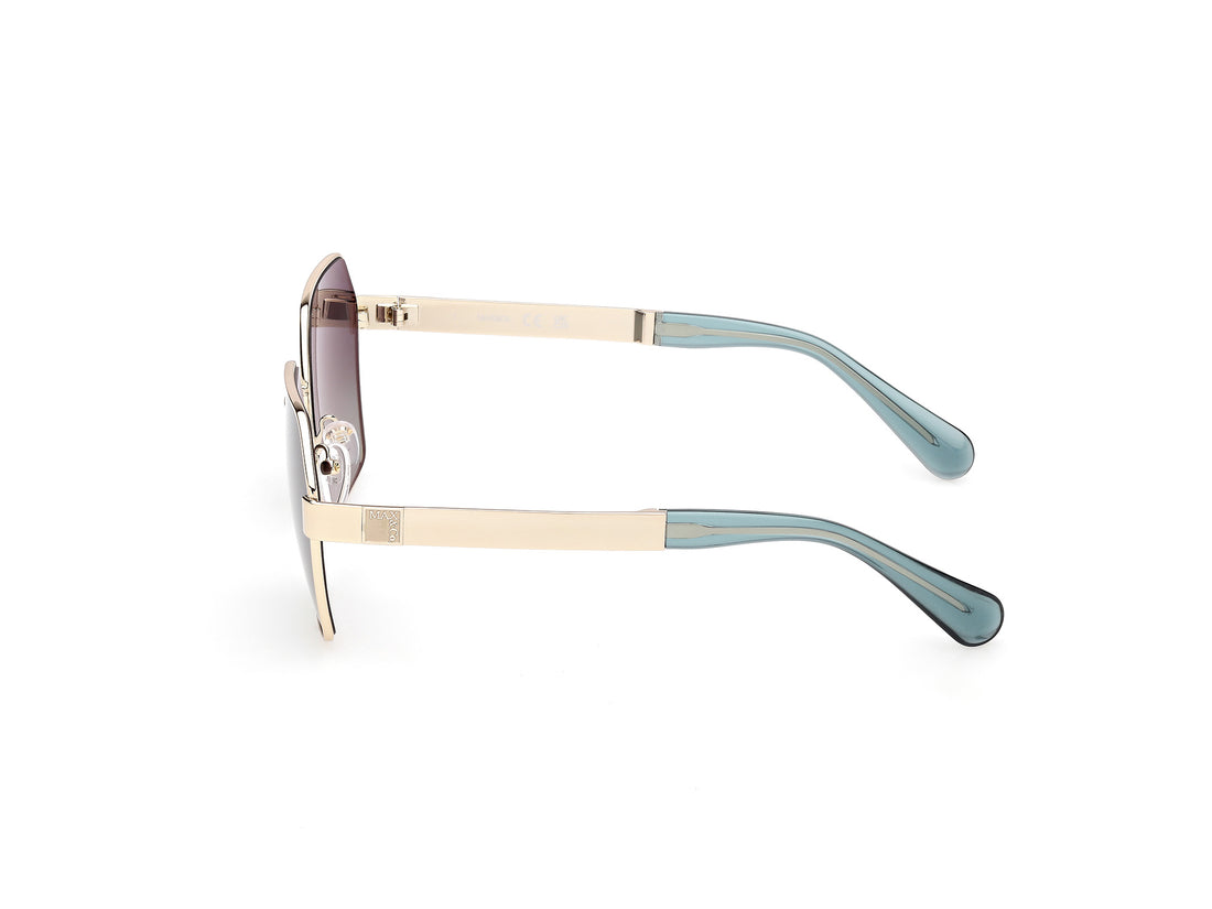 Lunettes de soleil max &co mo0141 32p dorado geometric femenino taille 59mm - Vue détaillée