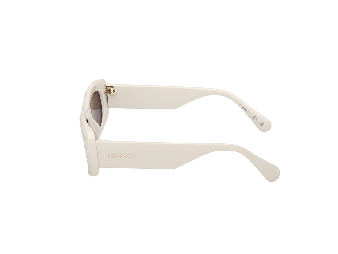 Lunettes de soleil max &co mo0142 25e beige rectangular femenino taille 53mm - Vue détaillée