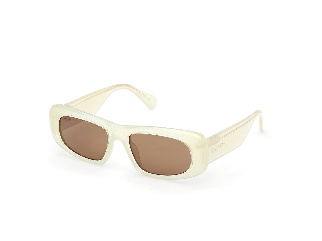 Lunettes de soleil max &co mo0142 39j amarillo rectangular femenino taille 53mm - Vue principale