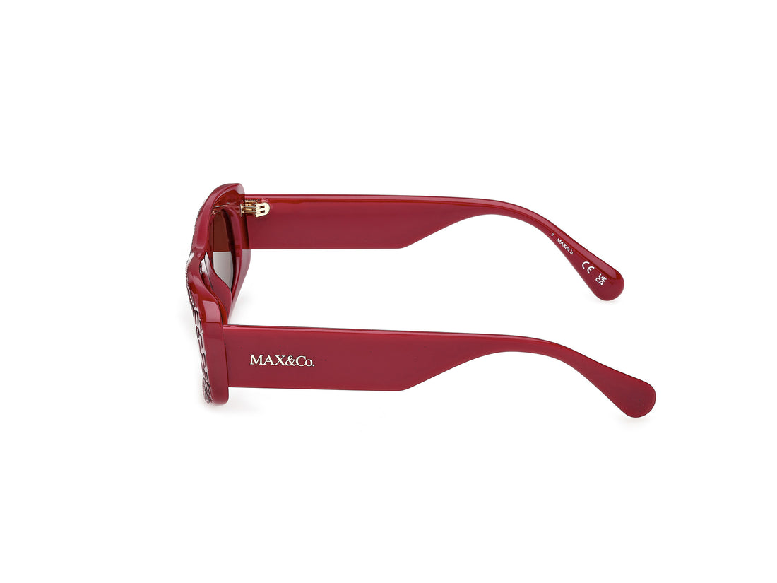 Lunettes de soleil max &co mo0142 69e burdeos rectangular femenino taille 53mm - Vue détaillée