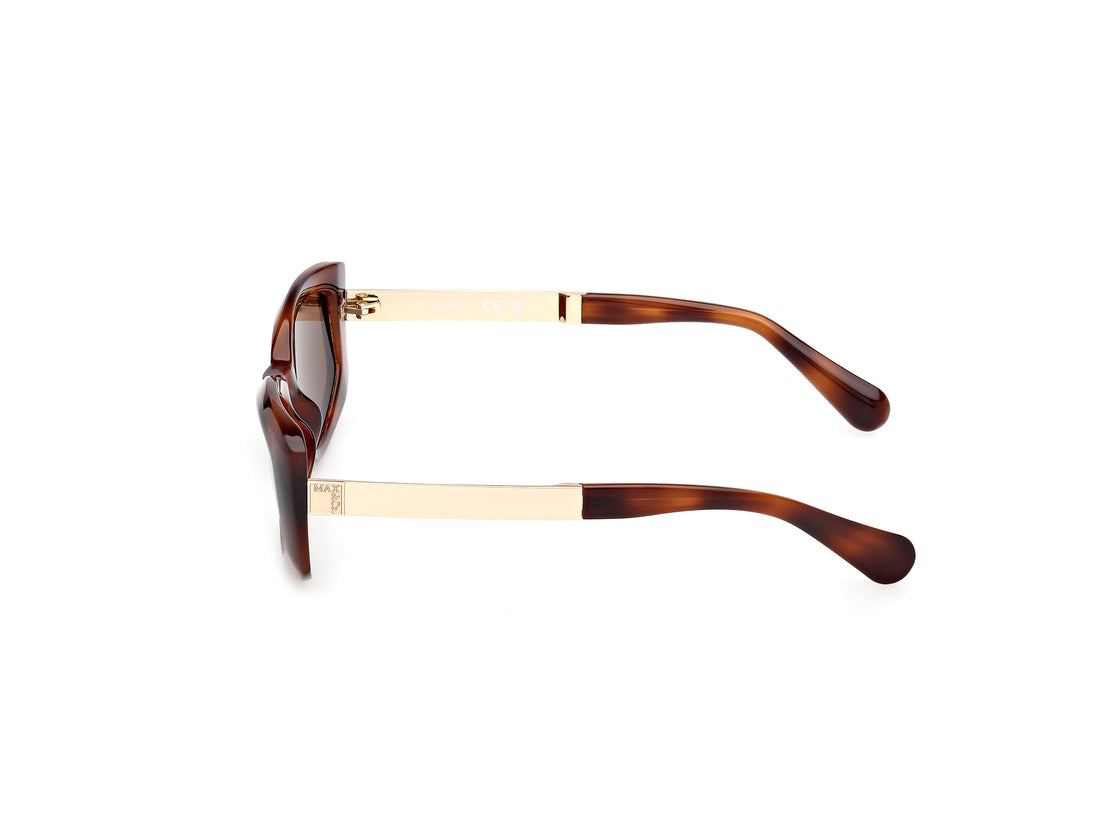 Lunettes de soleil max &co mo0144 52e havana rectangular femenino taille 55mm - Vue détaillée