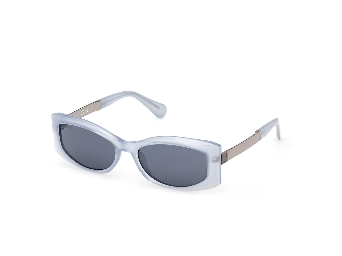 Lunettes de soleil max &co mo0144 84v azul rectangular femenino taille 55mm - Vue principale
