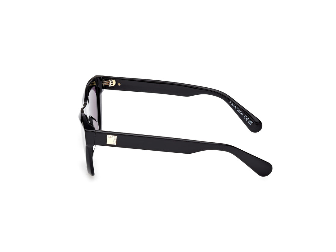 Lunettes de soleil max &co mo0145 01a negro rectangular femenino taille 52mm - Vue détaillée