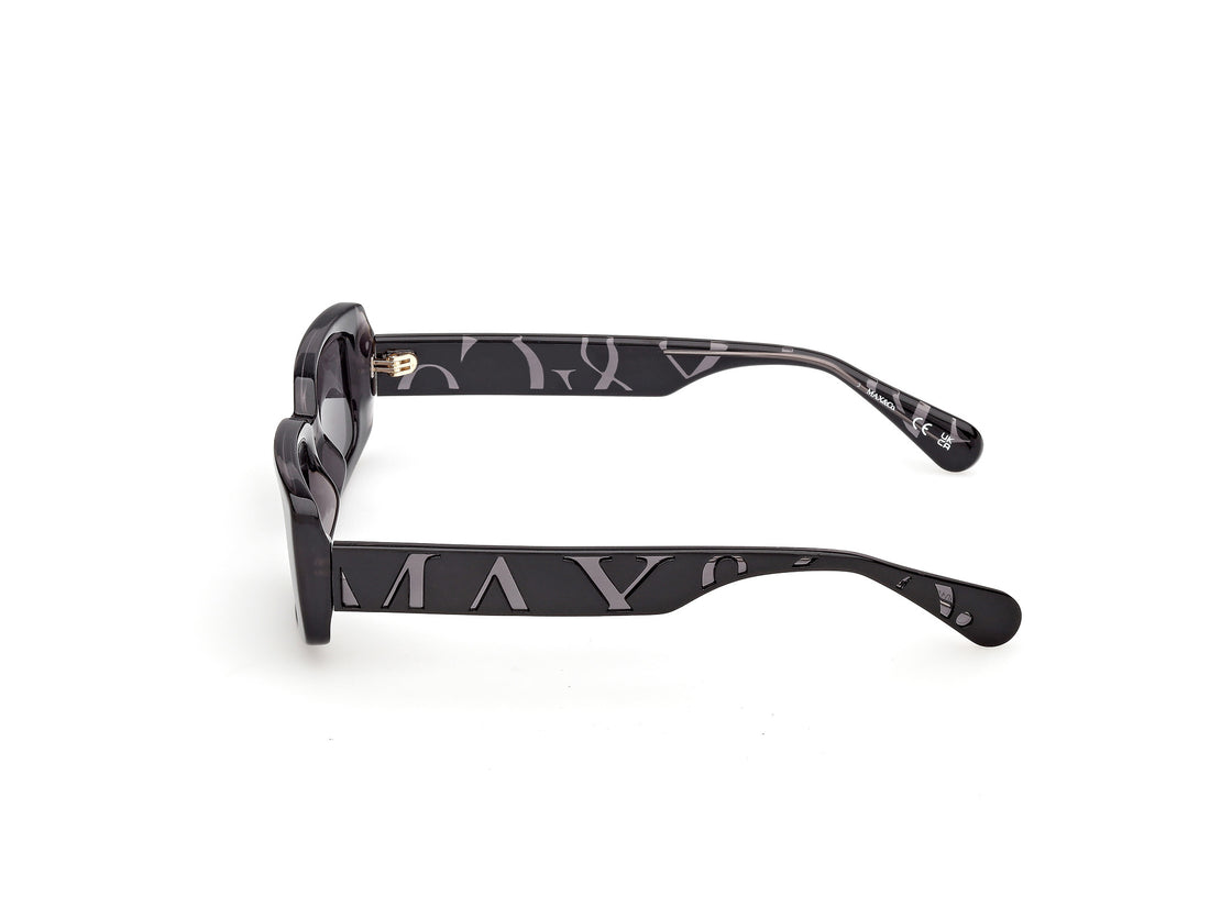 Lunettes de soleil max &co mo0156 01a negro rectangular femenino taille 50mm - Vue détaillée