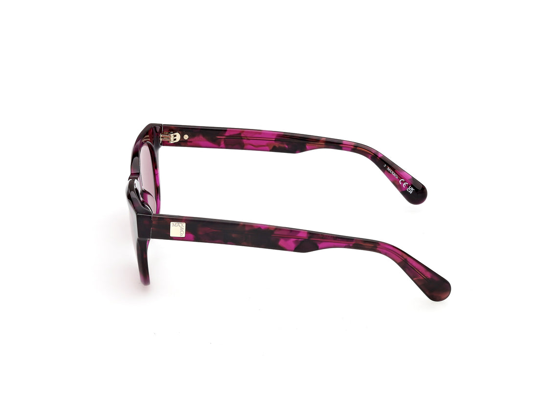 Occhiali da sole max &co mo0163 55y havana butterfly femenino taglia 51mm - Vista dettagliata