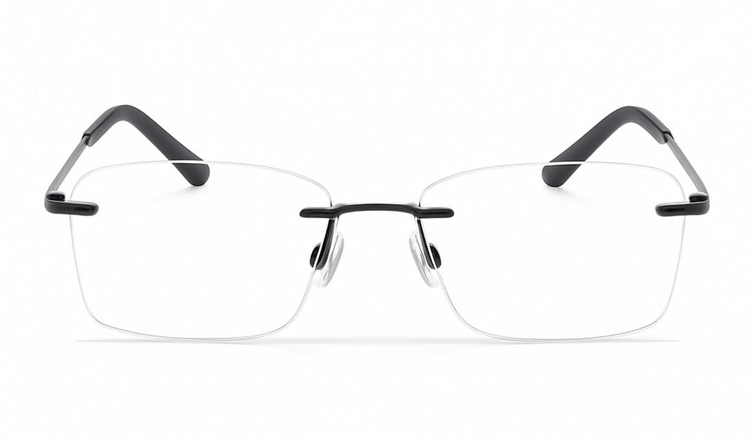 Occhiali da vista greyhounders nagare black negro square unisex taglia 56mm - Vista dettagliata