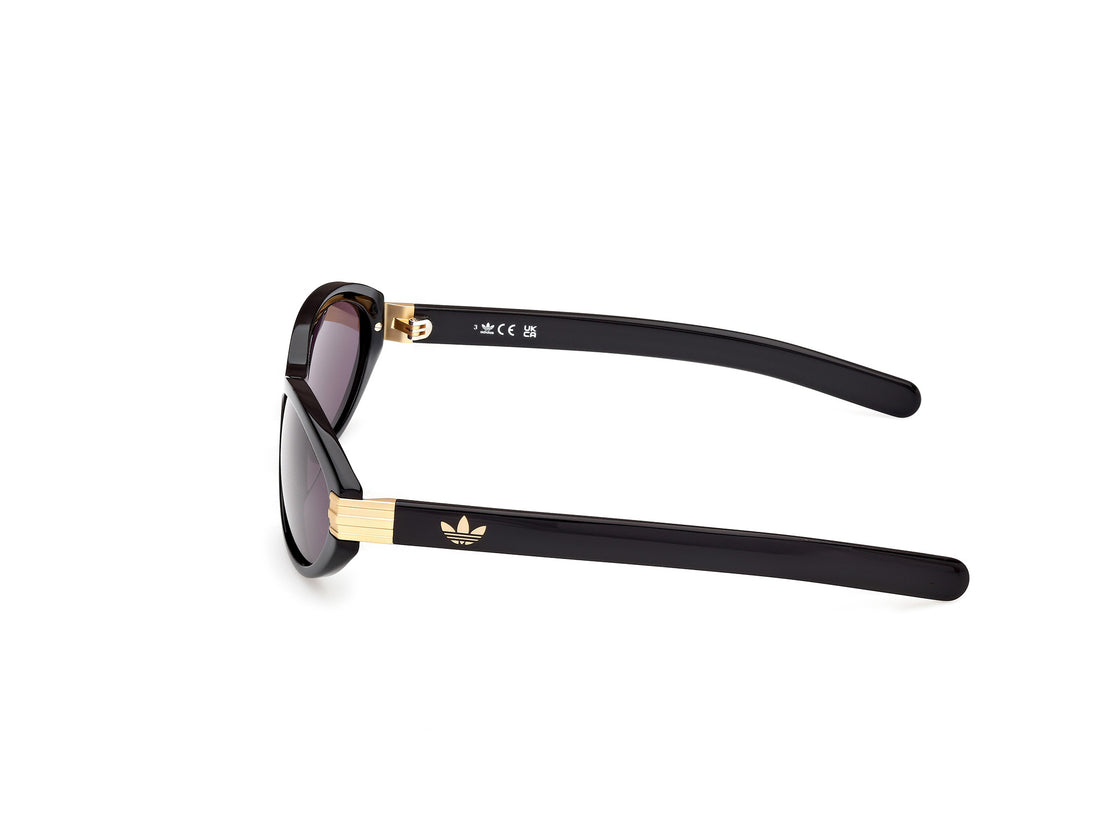 Occhiali da sole adidas originals or0129 01a negro oval unisex taglia 59mm - Vista dettagliata