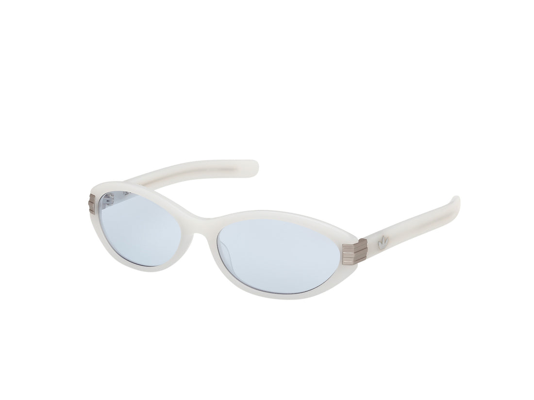 Occhiali da sole adidas originals or0129 21v blanco oval unisex taglia 59mm - Vista principale