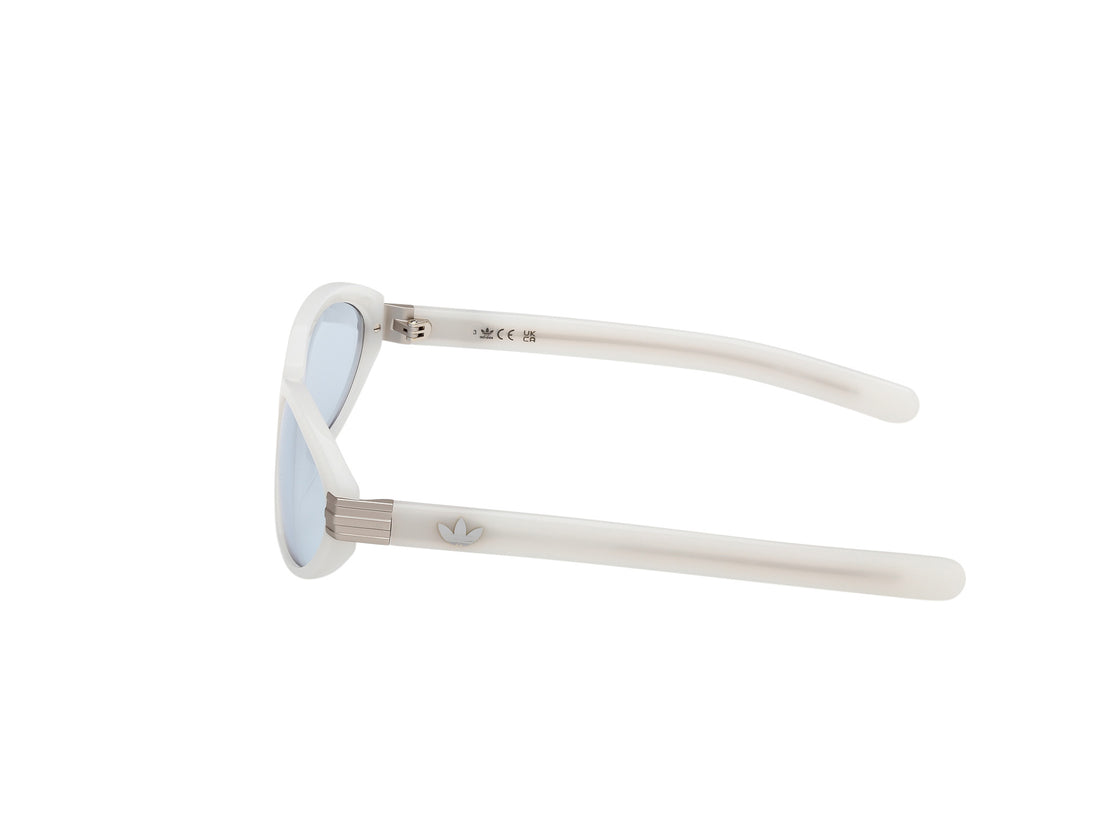 Occhiali da sole adidas originals or0129 21v blanco oval unisex taglia 59mm - Vista dettagliata