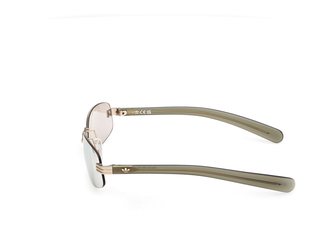 Occhiali da sole adidas originals or0130 32c dorado rectangular unisex taglia 61mm - Vista dettagliata