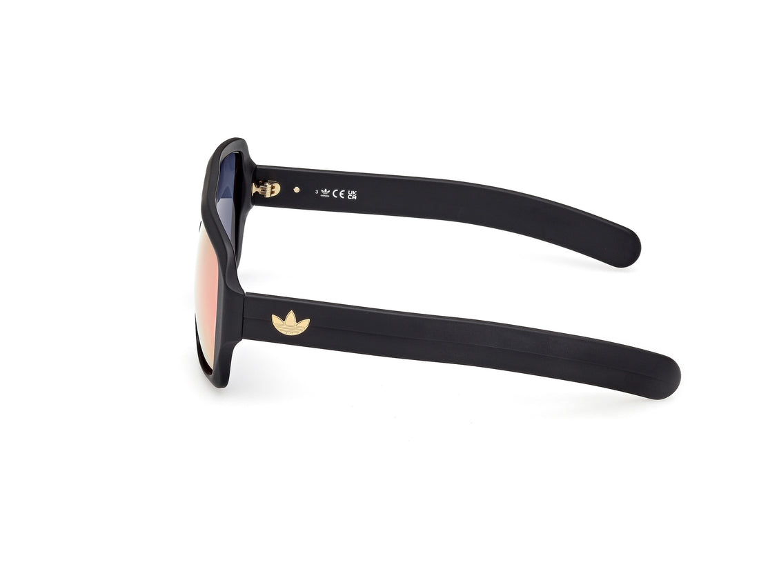 Occhiali da sole adidas originals or0132 02u negro square unisex taglia 57mm - Vista dettagliata