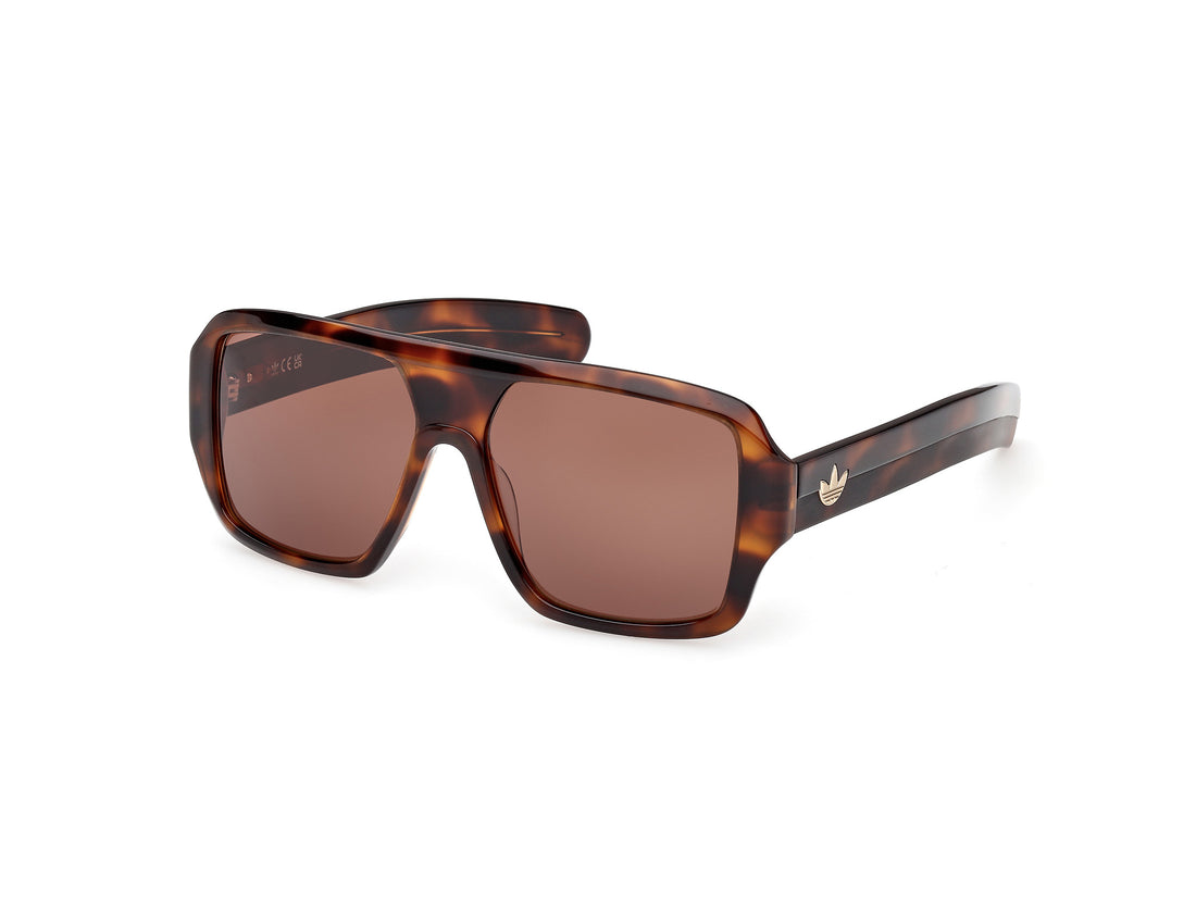 Occhiali da sole adidas originals or0132 52e havana square unisex taglia 57mm - Vista principale