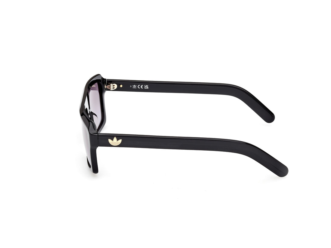 Occhiali da sole adidas originals or0133 01b negro square unisex taglia 55mm - Vista dettagliata