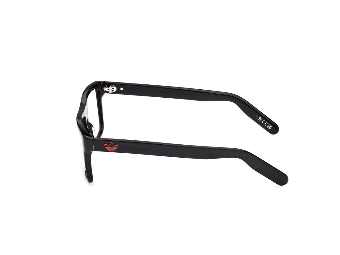 Óculos graduados adidas originals or5144 001 negro square masculino tamanho 55mm - Vista de detalhe