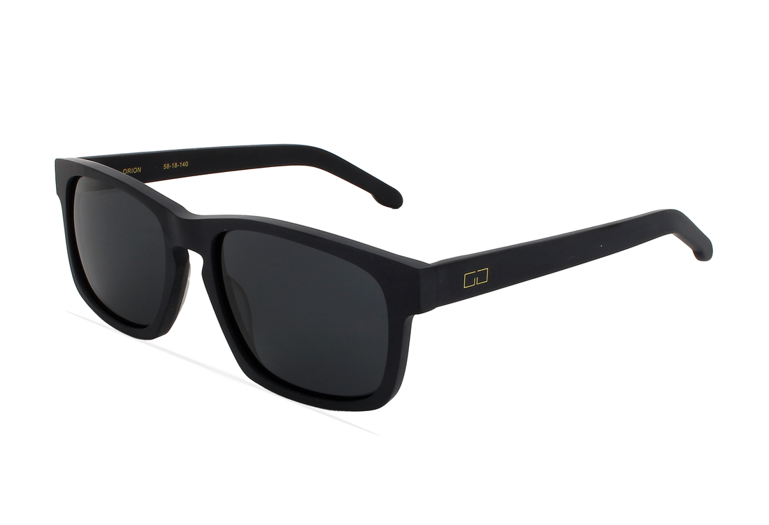 Óculos de sol greyhounders orion matte black negro square masculino tamanho 58mm - Vista principal