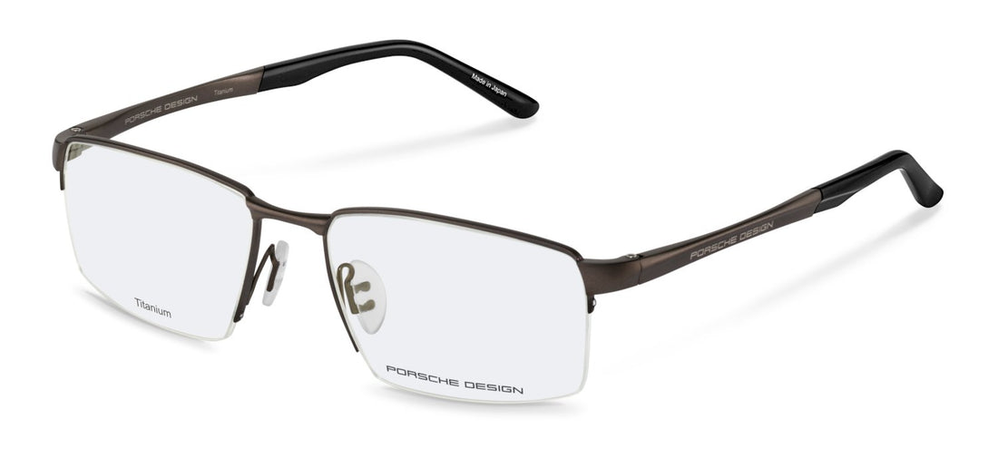 Lunettes de vue porsche design p81005 d000 marron square masculino taille 57mm - Vue principale