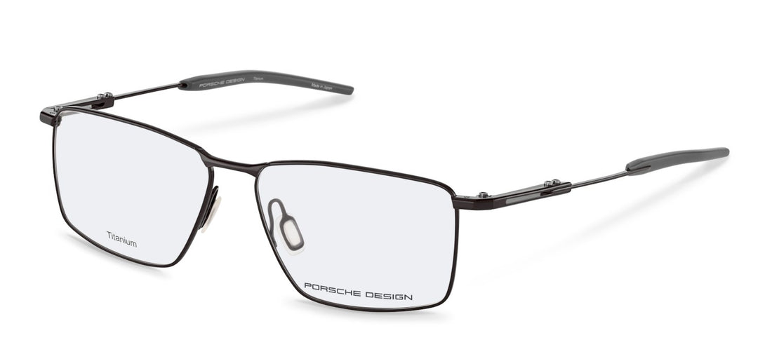 Lunettes de vue porsche design p81007 a000 negro square masculino taille 58mm - Vue principale