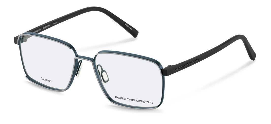 Lunettes de vue porsche design p81008 d000 azul square masculino taille 55mm - Vue principale