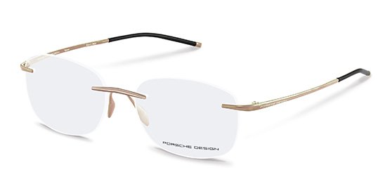 Gafas graduadas porsche design porsche p8362 b dorado masculino talla 55mm - Vista principal