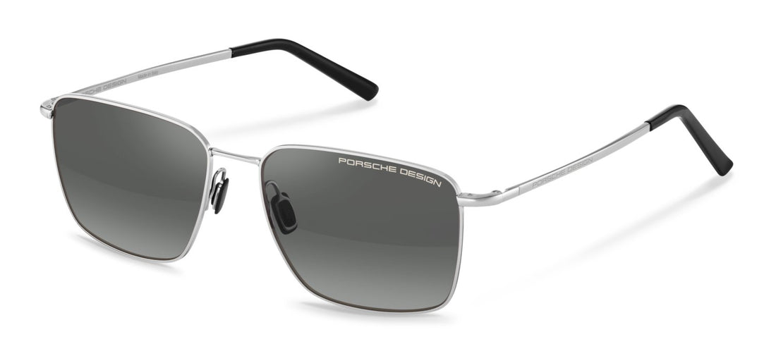Sonnenbrillen porsche design p86001 b566 plateado square masculino größe 58mm - Hauptansicht
