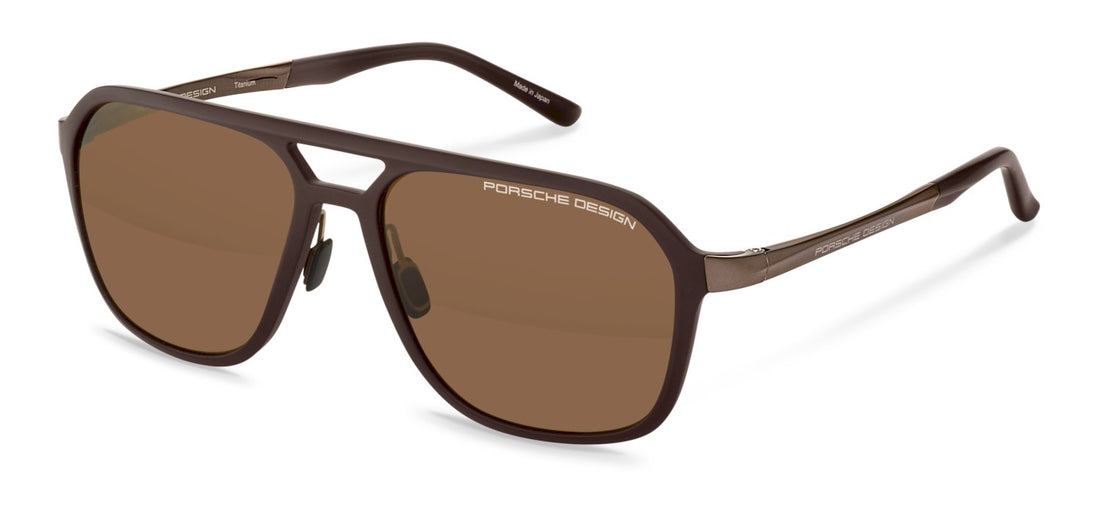 Sonnenbrillen porsche design p86003 b604 marron navigator masculino größe 59mm - Hauptansicht
