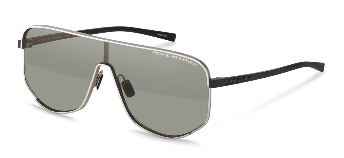 Sunglasses porsche design p86007 a804 plateado shield masculino size 99mm - Main view