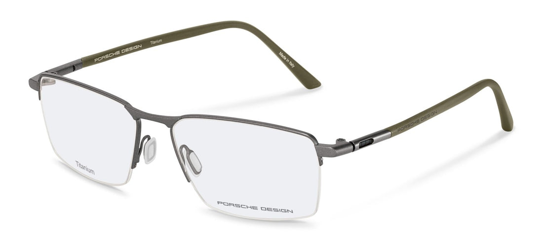 Dioptrijske naočale porsche design porsche p8765 c000 gris square masculino veličina 55mm - Glavni prikaz