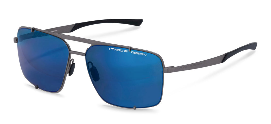 Gafas de sol porsche design porsche p8919 d gris navigator masculino talla 63mm - Vista principal