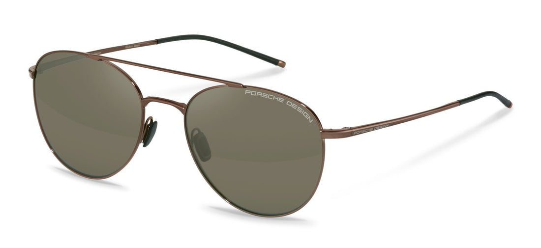 Occhiali da sole porsche design porsche p8947 e174 marron aviator unisex taglia 56mm - Vista principale