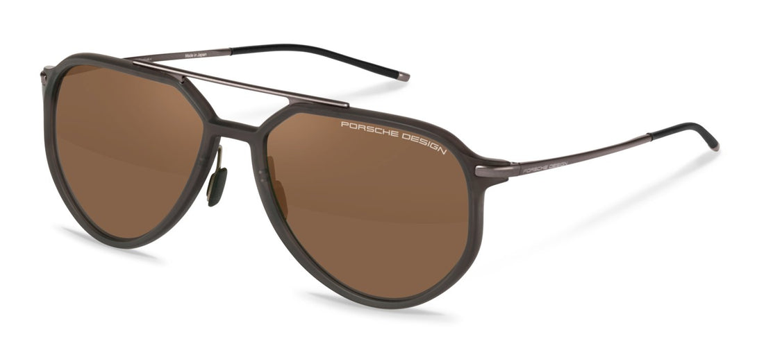 Sunglasses porsche design p8990 d402 gris pilot masculino size 59mm - Main view