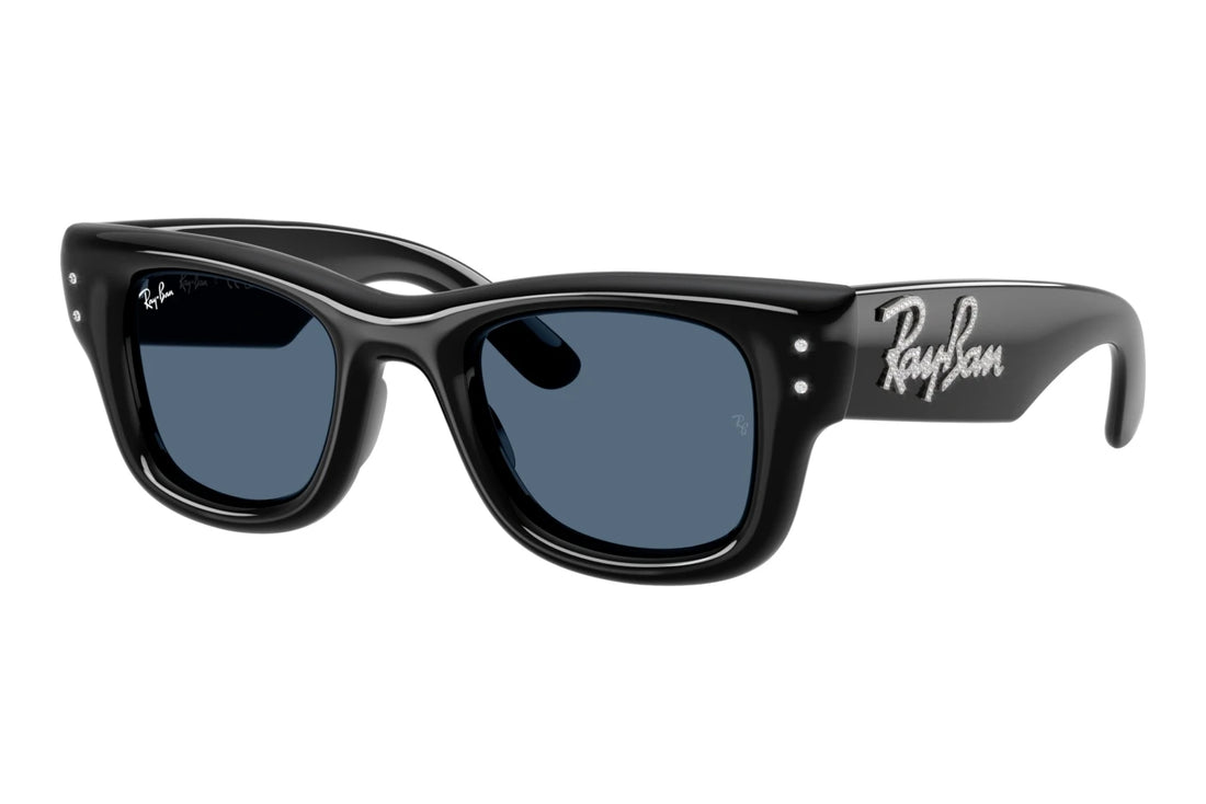 Óculos de sol ray-ban rb4940b wayfarer puffer 686480 negro square unisex tamanho 47mm - Vista principal