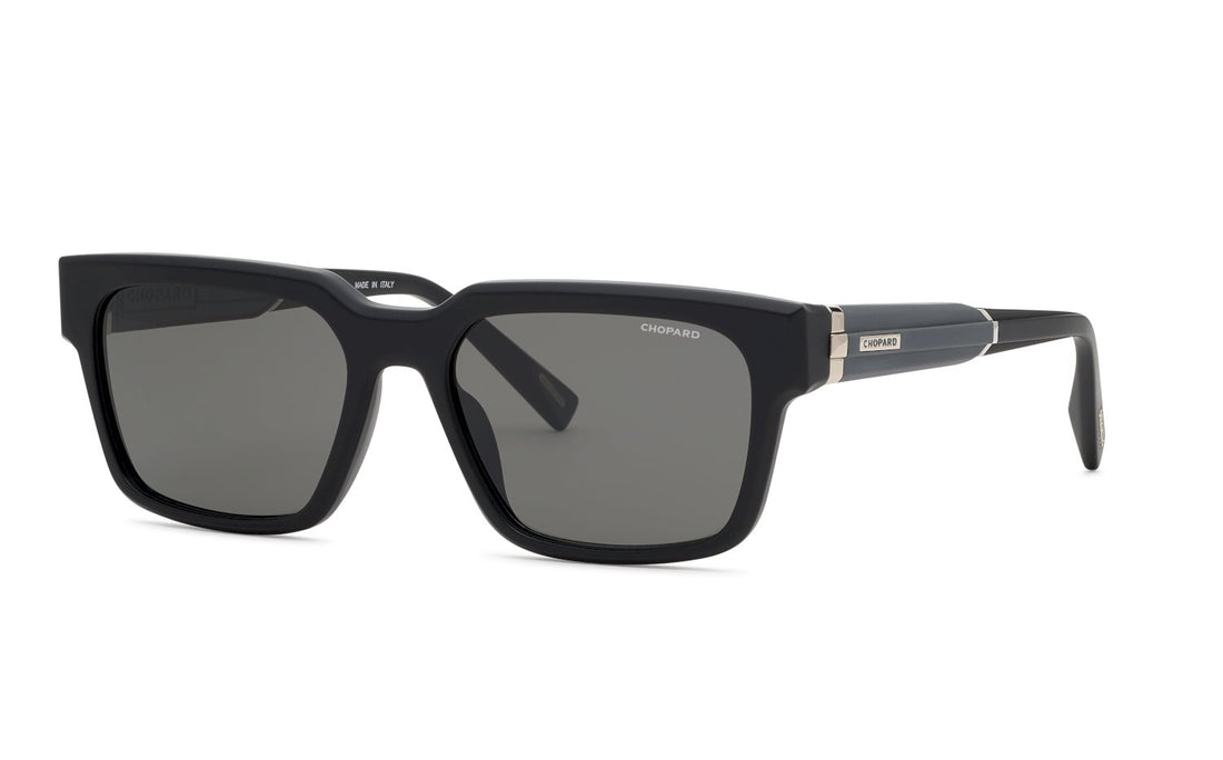 Óculos de sol chopard sch428m 703p negro square masculino tamanho 57mm - Vista principal