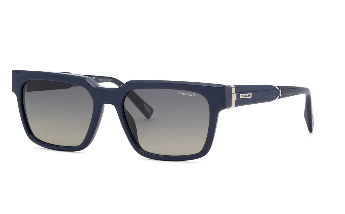 Óculos de sol chopard sch428m d82p azul square masculino tamanho 57mm - Vista principal