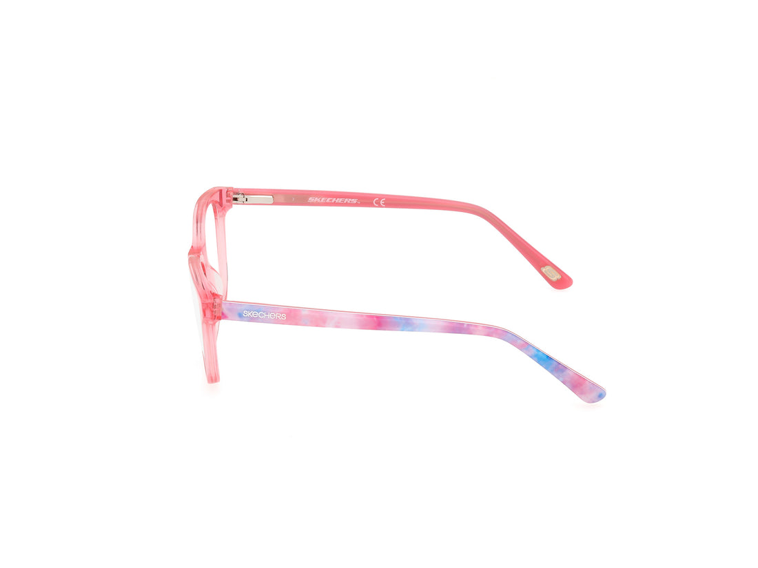 Lunettes de vue skechers se1631 075 rosa round femenino taille 47mm - Vue détaillée