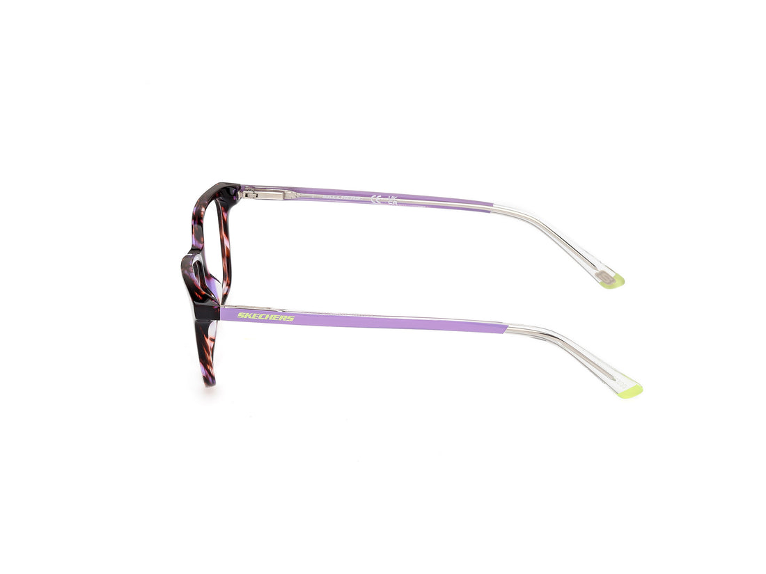Occhiali da vista skechers se50001 055 havana rectangular infantil taglia 51mm - Vista dettagliata