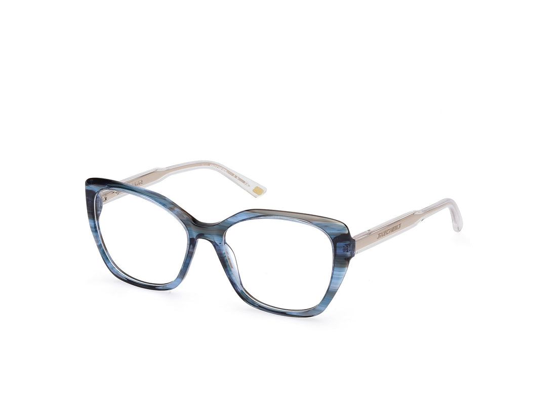 Lunettes de vue skechers se50060 087 azul cat eye femenino taille 53mm - Vue principale