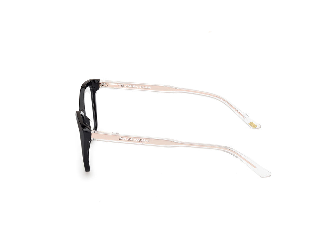 Lunettes de vue skechers se50062 001 negro cat eye femenino taille 54mm - Vue détaillée