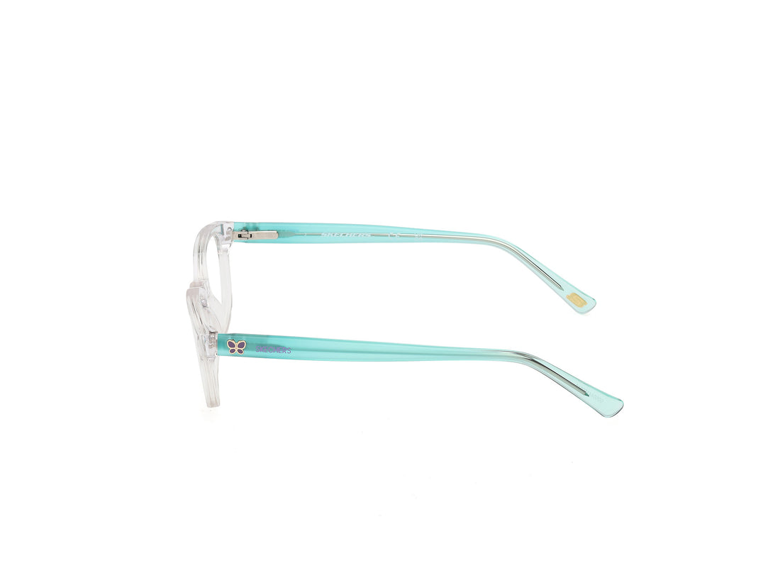 Óculos graduados skechers se50203 026 transparente round femenino tamanho 46mm - Vista de detalhe