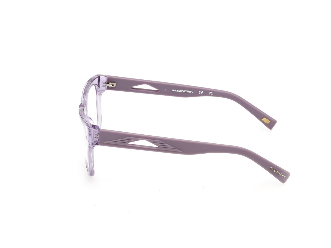 Occhiali da vista skechers se50220 078 violeta rectangular unisex taglia 52mm - Vista dettagliata