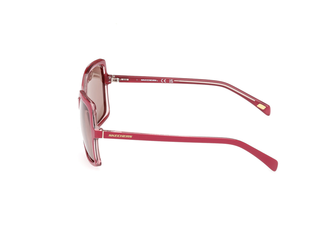 Occhiali da sole skechers se6293 72h rosa femenino taglia 59mm - Vista dettagliata