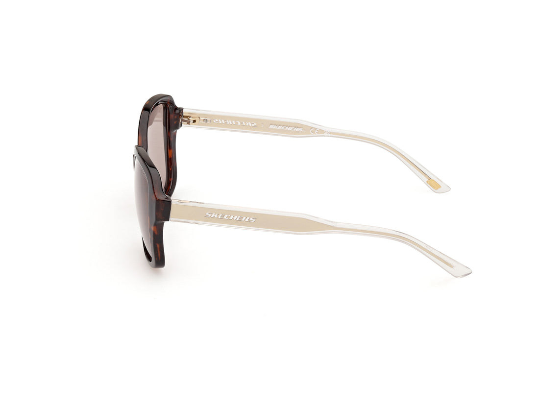 Occhiali da sole skechers se6359 52h havana femenino taglia 57mm - Vista dettagliata