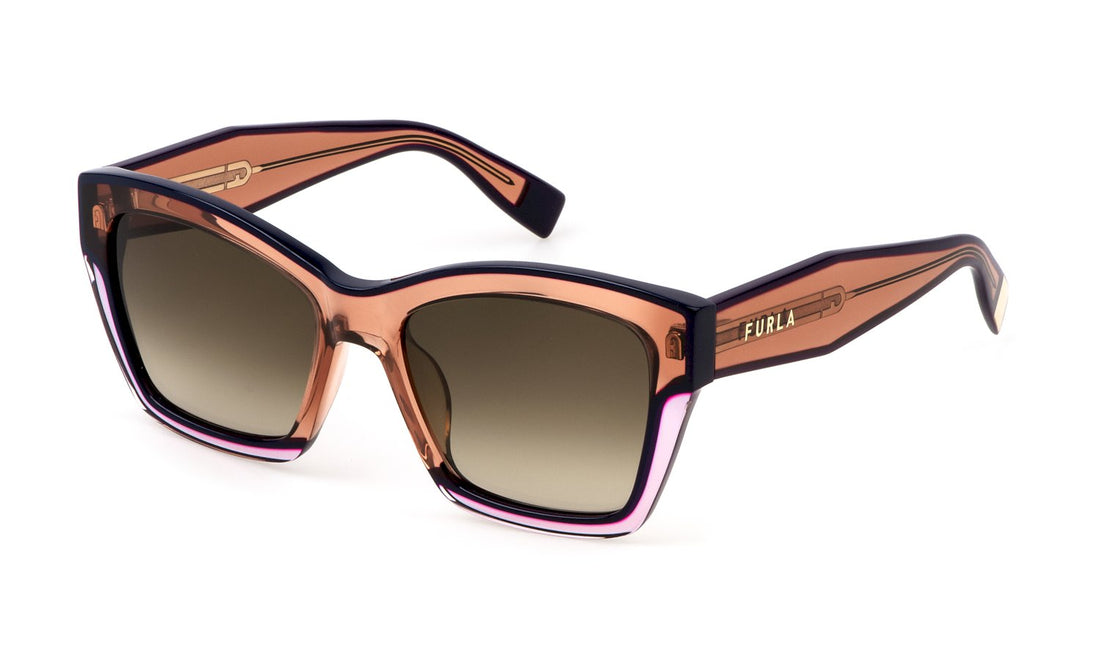 Óculos de sol furla sfu778v 06ep femenino tamanho 55mm - Vista principal