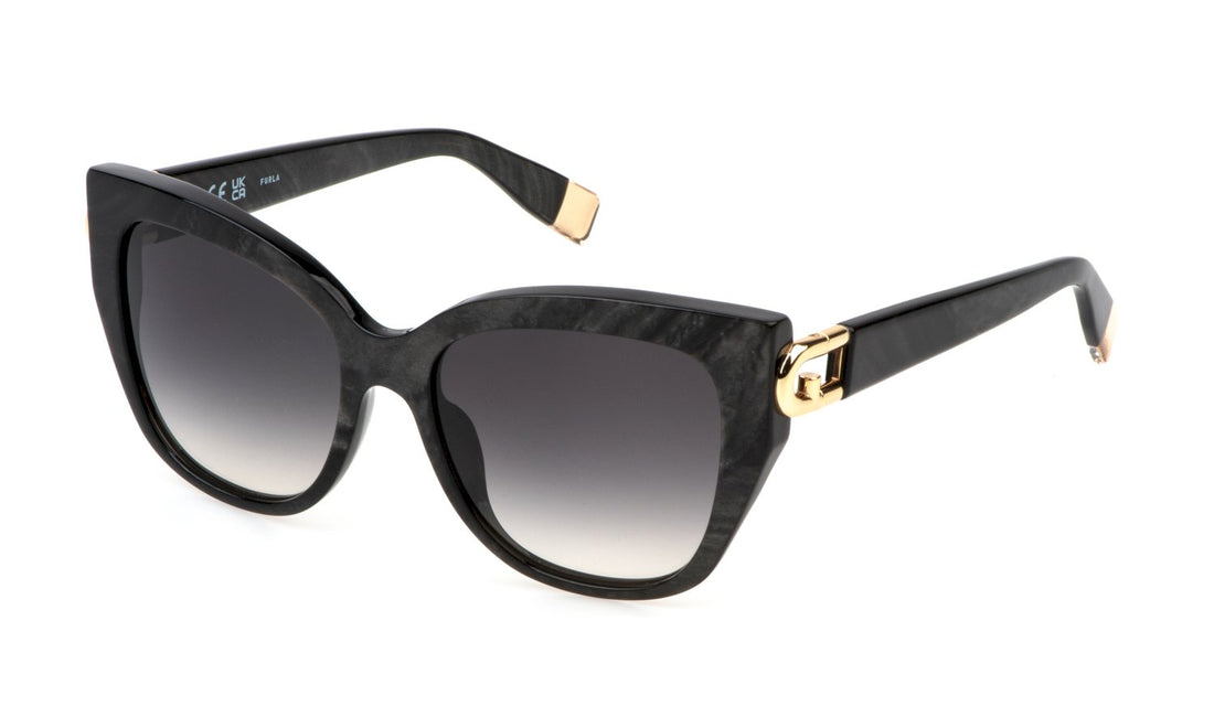 Occhiali da sole furla sfu816 0701 negro square femenino taglia 55mm - Vista principale