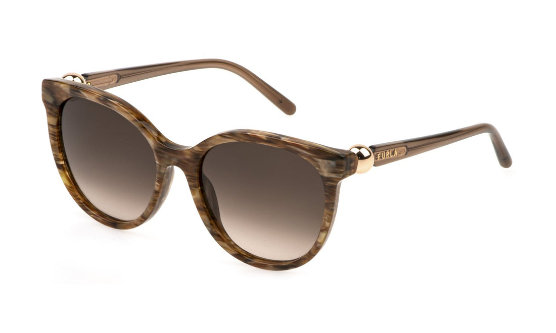 Occhiali da sole furla sfu887 06yh marron pantos femenino taglia 54mm - Vista principale